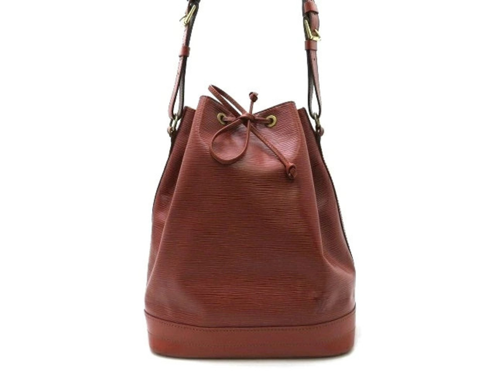 LOUIS VUITTON Noe Shoulder Bag Epi Leather Kenyan Brown